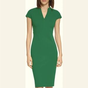 Calvin Klein Sheath dress
Christmas Green. 
Size 8